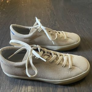 Rothy’s Lace Up Sneaker - 8.5, Biscuit NWOT